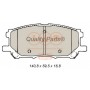 704-17132 IAP QUALITY PARTS Комплект гальмівних колодок дисковий гальм