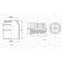 DCK5085.04 OPEN PARTS Пилозахисний комплект амортизатор