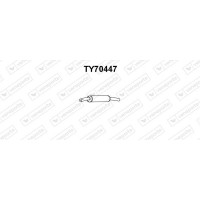 TY70447 VENEPORTE Предглушник вихлопних газів