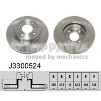 J3300524 NIPPARTS Гальмівний диск