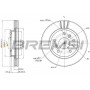 CD6395V BREMSI Гальмівний диск