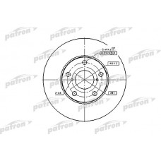 PBD4161 PATRON Гальмівний диск