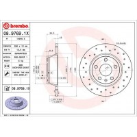 08.9769.1X BREMBO Гальмівний диск