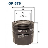 OP 576 FILTRON Масляний фільтр
