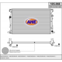 105.066 AHE Радіатор охолодження двигуна