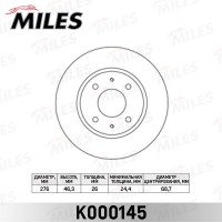K000145 MILES Гальмівний диск