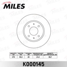 K000145 MILES Гальмівний диск