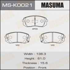 MSK0021 MASUMA Колодки гальмівні