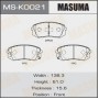 MSK0021 MASUMA Колодки гальмівні