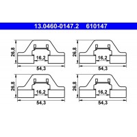 13.0460-0147.2 ATE Комплектуючі колодки дискового гальма