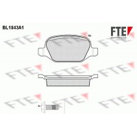 BL1843A1 FTE Комплект гальмівних колодок дисковий гальм