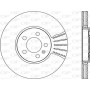 BDR1667.20 OPEN PARTS Гальмівний диск