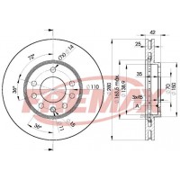 BD-9060 FREMAX Гальмівний диск