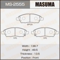 MS-2555 MASUMA Комплект гальмівних колодок