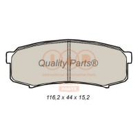 704-17047P IAP QUALITY PARTS Комплект гальмівних колодок дисковий гальм