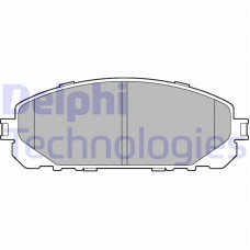 LP3271 DELPHI Комплект гальмівних колодок дисковий гальм