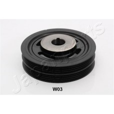 PU-W03 JAPANPARTS Ремінний шків колінчастий вал