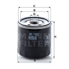 W 7032 MANN-FILTER Масляний фільтр