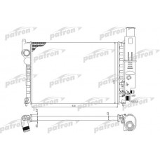PRS3030 PATRON Радіатор охолодження двигуна