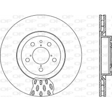 BDA1015.20 OPEN PARTS Гальмівний диск