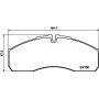 8DB 355 020-701 HELLA PAGID Комплект гальмівних колодок дисковий гальм