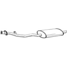 283-223 BOSAL Глушник вихлопних газів кінцевий