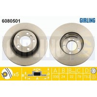 6080501 GIRLING Гальмівний диск