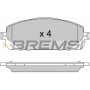 BP3605 BREMSI Комплект гальмівних колодок дисковий гальм