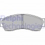 LP2159 DELPHI КомплеК т гальмівних колодок, дискове гальмо