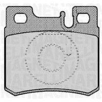 363916060307 MAGNETI MARELLI КомплеК т гальмівних колодок, дискове гальмо