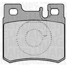 363916060307 MAGNETI MARELLI КомплеК т гальмівних колодок, дискове гальмо