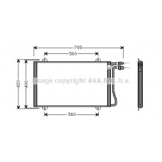 MS5219 AVA QUALITY COOLING Конденсатор кондиціонера