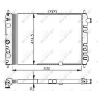 WG1723489 WILMINK GROUP Радіатор охолодження двигуна