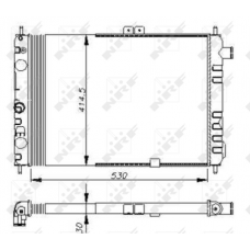 WG1723489 WILMINK GROUP Радіатор охолодження двигуна