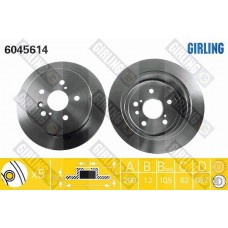 6045614 GIRLING Гальмівний диск