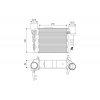 817867 VALEO Интеркулер