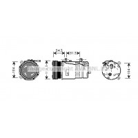 VNK280 PRASCO Компресор кондиціонера