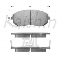 FK7055 KAISHIN Комплект гальмівних колодок дисковий гальм