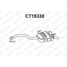 CT15330 VENEPORTE Глушник вихлопних газів кінцевий