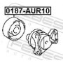 0187-AUR10 FEBEST натяжний ролик, Поліклиновий ремінь