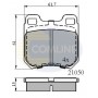 CBP0741 COMLINE Комплект гальмівних колодок дисковий гальм