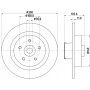 8DD 355 123-441 HELLA PAGID Гальмівний диск