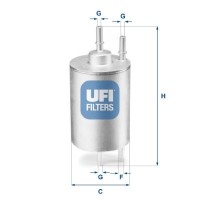31.958.00 UFI Паливний фільтр