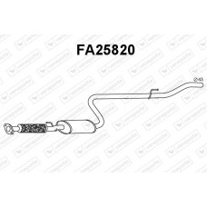 FA25820 VENEPORTE Середній глушник вихлопних газів