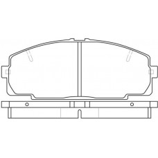 FP1344 FIT Комплект гальмівних колодок дисковий гальм