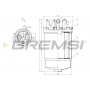 FE0386 BREMSI Паливний фільтр