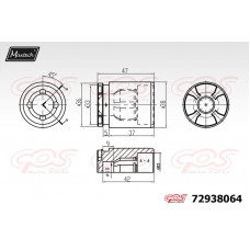 72938064 MAXTECH Поршень корпус скоби гальма