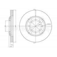 23-0405 METELLI Гальмівний диск