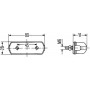2KA 001 389-101 HELLA Ліхтар освітлення номерного знака