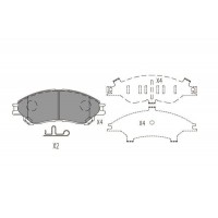 KBP-8533 KAVO PARTS Комплект гальмівних колодок дисковий гальм